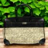Belted Satchel Shoulder Bag