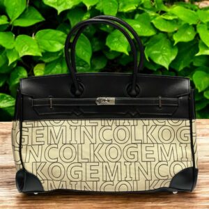 Belted Satchel Shoulder Bag