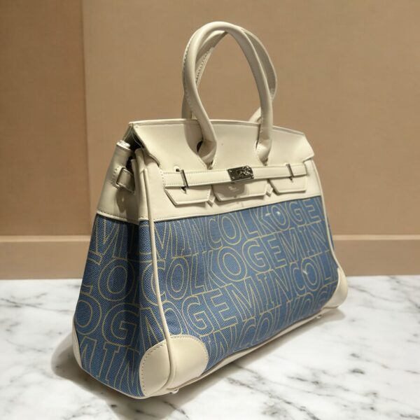 Belted Satchel Shoulder Bag - Image 9