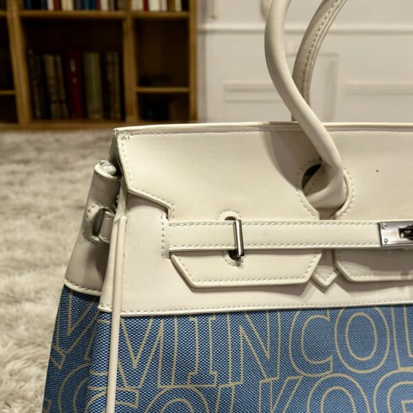 Belted Satchel Shoulder Bag - Image 8